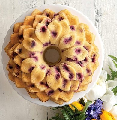 美國 Nordic Ware 花朵綻放Blossom烘焙烤盤慕斯磅蛋糕模具