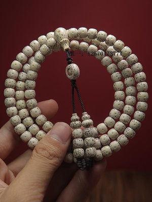 大佛珠海南原生態星月菩提月朗星稀大留白畢業級108顆老型桶佛珠手串鏈念珠