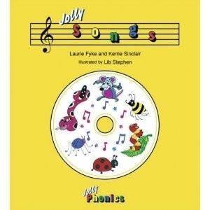 拼讀英語趣味發音歌曲 Jolly Phonics Songs 1CD+1CD電子書