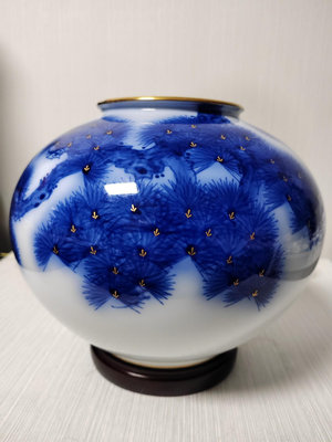 x日本回流 皇室御用瓷器香蘭社花瓶 香蘭東社 稀少款 稀有松紋