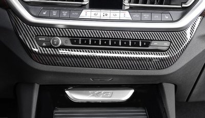 歐力車飾~寳馬 BMW 22年 小改款 G01 X3 空調面板 冷氣開關面板 冷氣面板 空調裝飾框 碳纖維紋