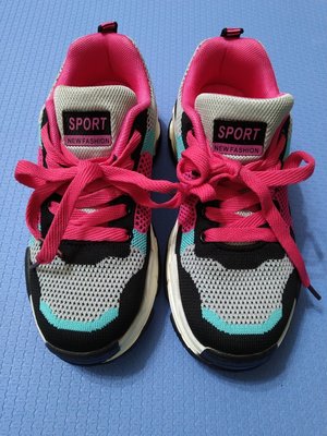 Sport桃紅健走鞋/休閒鞋/運動鞋 （尺寸:23）