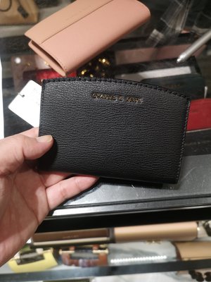 【直飛新加坡 正品保證】小CK 折疊式票卡夾 小收納包 錢包（黑色）CK6-50680808-1 BLACK 皮夾 皮包