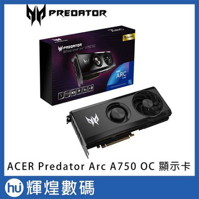 宏碁 ACER Predator Arc A750 OC 顯示卡