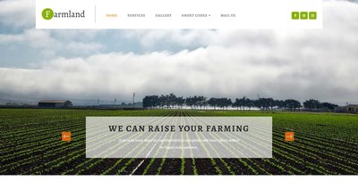 Farmland an Agriculture Category 響應式網頁模板、HTML5+CSS3  #09092