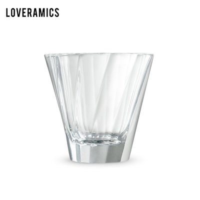 拉花杯Loveramics愛陶樂 UrbanGlass180ml玻璃卡布杯咖啡拉花透明玻璃杯-雙喜生活館