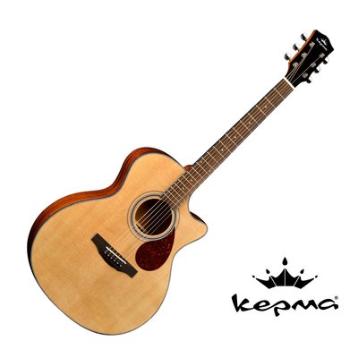 Kepma F0 GA 西堤卡雲杉 / 桃花心木 單板 41吋 民謠吉他 - 【他，在旅行】