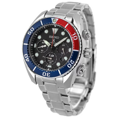 預購 SEIKO SBDL067 精工錶 44mm PADI聯名款 百事圈 光動能 黑面盤 鋼錶帶 男錶女錶