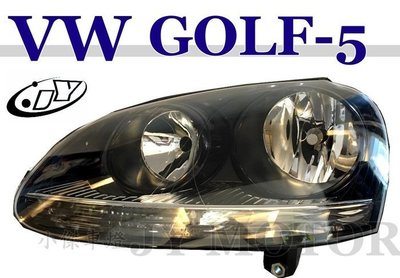 》傑暘國際車身部品《 VW福斯GOLF 5代 JEETA 07年 黑框 頭燈 大燈 一顆2800元