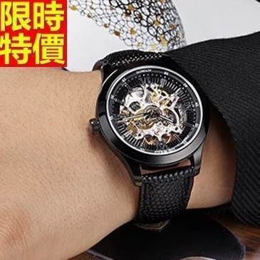 機械錶 手錶-陀飛輪自動時尚鏤空率性精鋼男士腕錶2款66ab6[獨家進口][米蘭精品]