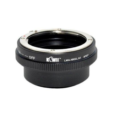 當天寄出 Kiwifotos 專業級 Nikon G 鏡頭轉 Nikon 1 系統 V1 J1 機身鏡頭轉接環 KW67