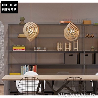 INPHIC-燈具藝術實木吊燈單頭客廳水滴簡約造型餐廳-淺木色_ZrBk