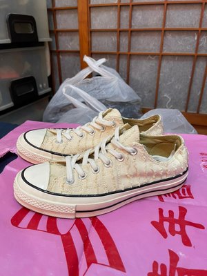 「 二手鞋 」 Converse 1970 女版休閒鞋 US6.5（杏色）鐵3-3