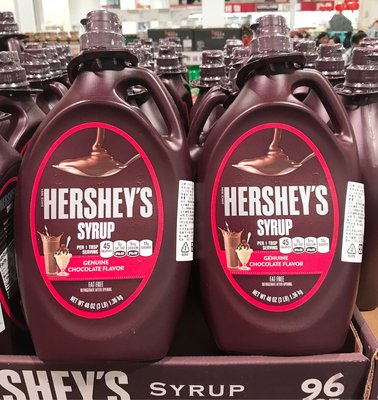Costco好市多 HERSHEY’S 好時 賀喜 巧克力醬 1.36kg x2入  chocolate syrup