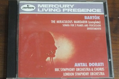 Mercury-Dorati-Bartok: the miraculous mandarin-美版,有IFPI