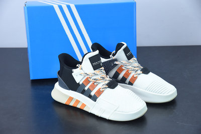 Adidas EQT Bask ADV White 黑橘 休閒慢跑鞋 男女鞋 F33853