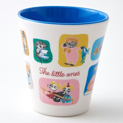 日本 MOOMIN 嚕嚕米 可愛塑膠杯 メラミンタンブラー（The little ones）無把手/有把手【Mr.QQ】