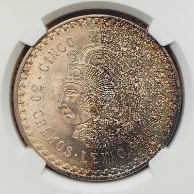 【二手】 墨西哥 1948年Mo 5比索銀幣 武士3139 外國錢幣 硬幣 錢幣【奇摩收藏】可議價