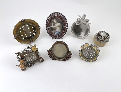 [我是寶琪] 美國頂級古董相框JAY STRONGWATER 精緻相框+施華洛世奇水鑽鑲嵌小珠寶盒
