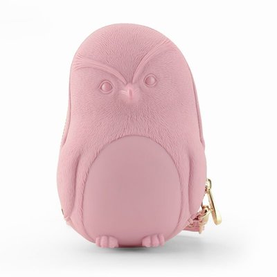 【BE HOME】香港Adamo 3D BAG Original品牌/3D立體企鵝手拿包/粉紅
