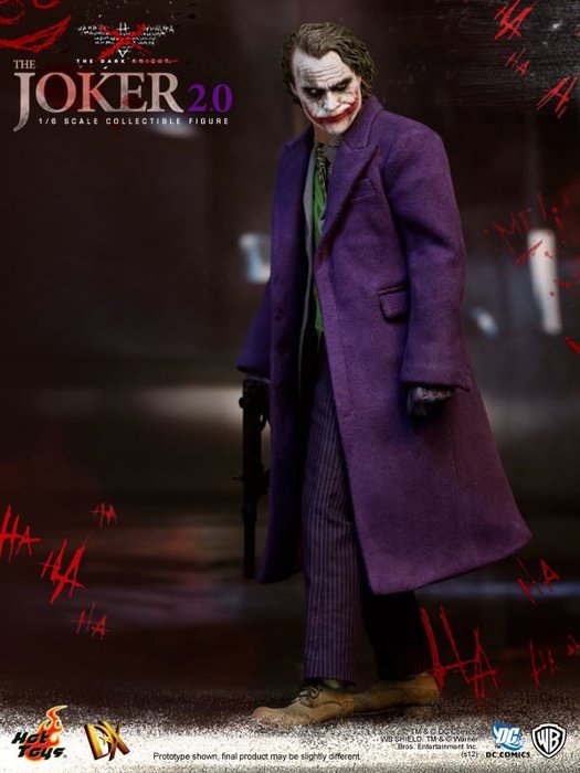 全新Hot Toys DX11 1/6 特別版黑暗騎士蝙蝠俠Batman 小丑Joker 2.0 希