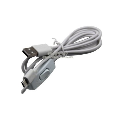 電源線 USB開關電源線 USB to micro USB 帶開關 W8.190126 [314783]