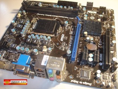 微星 MSI H61M-E23 B3 1155腳位 Intel H61晶片 2組DDR3 4組SATA 內顯示 HDMI