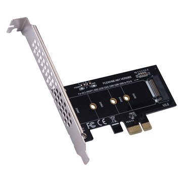 伽利略 PCI-E 1X M.2(NVMe) 1埠 SSD轉接卡 (M2PE42)