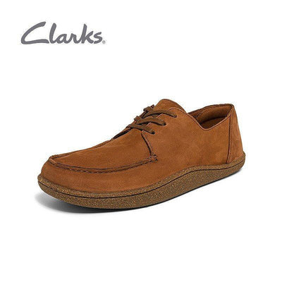 Connie代購#Clarks其樂男鞋2022新款春夏真皮軟底輕便舒適柔軟帆船鞋休閑鞋男氣質經典 三號店