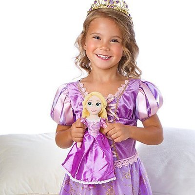 【KIDS FUN USA】迪士尼 魔法奇緣Rapunzel樂佩 長髮公主 娃娃/布偶玩具(12吋) 美國原裝 附吊牌