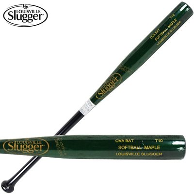 棒球世界Louisville Slugger  OVA BAT 北美楓慢壘木棒 黑綠配色 特價