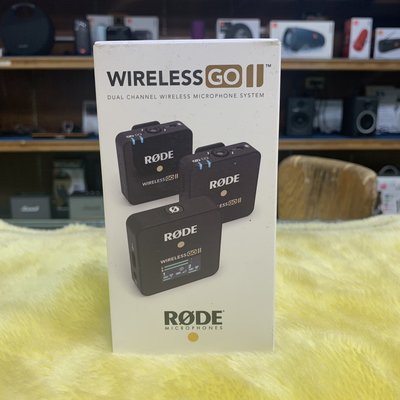 視聽影訊 RODE Wireless GO II GO2 GOii 公司貨保固2年 微型無線麥克風 Mini Mic