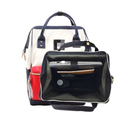 聯名好物-後背包內袋 適用anello雙肩內袋 收納豎款背包中包 袋中袋 大中小書包整理定型內襯包-全域代購
