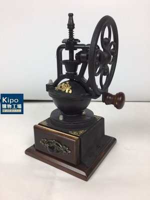 KIPO-熱銷手搖磨豆機 復古摩天輪手動磨豆機 手搖咖啡豆研磨機 小型咖啡機 家用粉碎機-NFA010184A