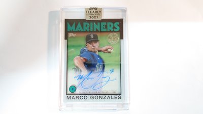 2021 Topps Clearly Authentic Marco Gonzales 簽名卡