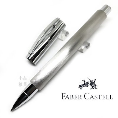 =小品雅集= 德國 Faber-Castell 輝柏 成吉思汗 Ambition 銀絲不鏽鋼 鋼珠筆(148122)