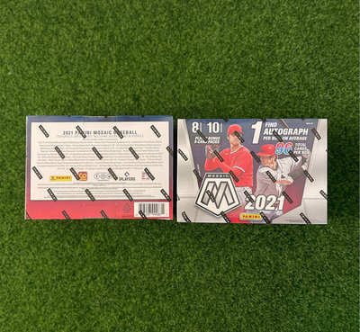 2021 Panini Mosaic MLB Baseball Mega Box 馬賽克 棒球卡盒 含簽名一張 96張