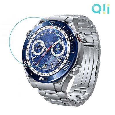 Qii HUAWEI Watch Ultimate 玻璃貼 (兩片裝) 手錶保護貼 HUAWEI手錶保護貼