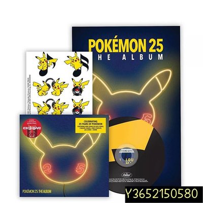 現貨美 Pokemon 寶可夢25周年 The Album Target CD 內附海報貼紙  【追憶唱片】
