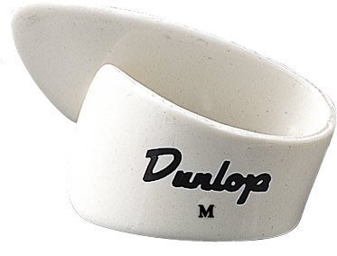 【華邑樂器37180-1】Dunlop 9002R 姆指匹克-白色 M (吉他彈片姆指套 Pick)