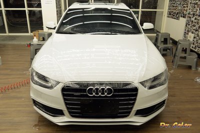 Dr. Color 玩色專業汽車包膜 Audi A4 Avant 全車包膜細紋自體修復透明犀牛皮 (PPF)