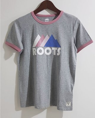 MISHIANA 休閒品牌 ROOTS 女生款棉質基本款圓領短T ( 特價出售 )