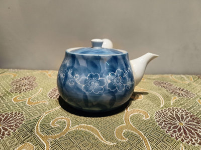 日本回流瓷器  茶道具 有闐燒 橫手急需壺 泡茶壺 小容量