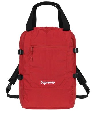 Supreme Tote Backpack 全新 托特包 後背包 紅/黑色 全新正品 美國官網購入 現貨在台ㄧ個 原價149美金含稅154
