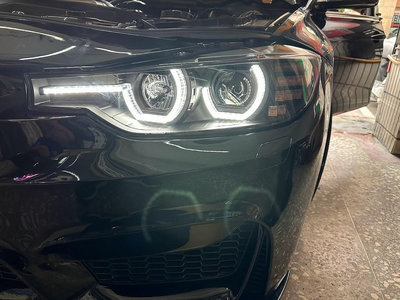 新店【阿勇的店】F30 大燈 F30 328I BMW 2012~2015年 LED光圈魚眼/方向燈LED版大燈