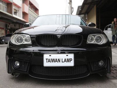 《※台灣之光※》全新寶馬BMW E81 E82 E87 E88 改台規1M 前保桿專用中間下通風網