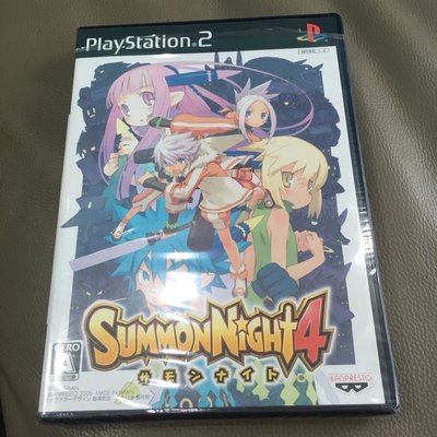 PS2 召喚夜想曲4 Summon Night 4 日文版 9.99新 未刮 無刮