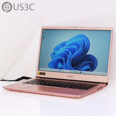 【US3C-高雄店】【一元起標】Acer SF314 14吋 FHD i5-8250U 8G 512G SSD 輕薄筆電 筆記型電腦