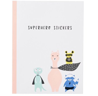（現貨再送貼紙）Kikki.k superhero sicker 貼紙簿