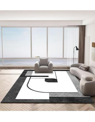 法式地毯客廳輕奢高級簡約沙發茶幾毯床邊毯臥室房間家用免洗地墊